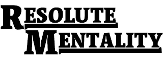 RESOLUTE MENTALITY logo
