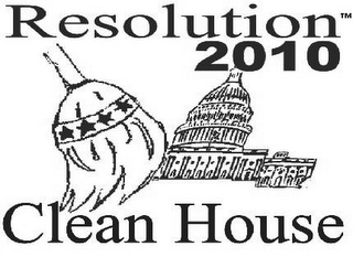 RESOLUTION 2010 CLEAN HOUSE logo