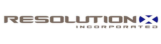 RESOLUTIONX INCORPORATED logo