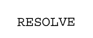RESOLVE logo