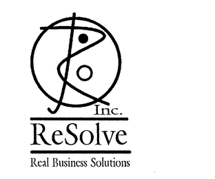 RESOLVE INC. REAL BUSINESS SOLUTIONS logo