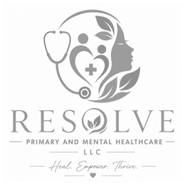 RESOLVE PRIMARY AND MENTAL HEALTHCARE LLC HEAL. EMPOWER. THRIVE. logo