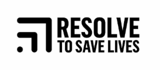 RESOLVE TO SAVE LIVES logo