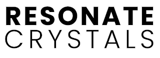 RESONATE CRYSTALS logo