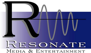 RESONATE MEDIA & ENTERTIANMENT R logo