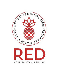 RESORT ECO-TOURISM DESTINATION SERVICESRED HOSPITALITY & LEISURE logo