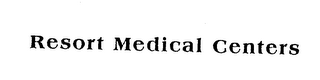 RESORT MEDICAL CENTERS logo