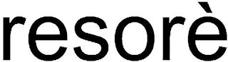 RESORÈ logo