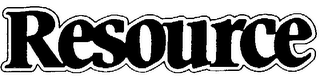 RESOURCE logo