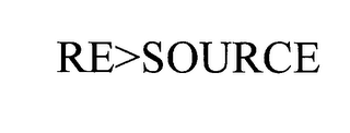 RE>SOURCE logo
