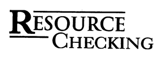 RESOURCE CHECKING logo