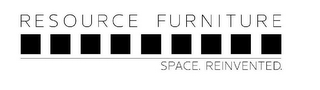 RESOURCE FURNITURE SPACE. REINVENTED. logo