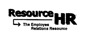 RESOURCE HR THE EMPLOYEE RELATIONS RESOURCE logo