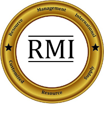 RESOURCE MANAGEMENT INTERNATIONAL RMI CUSTOMIZED RESOURCE SUPPLY logo