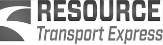 RESOURCE TRANSPORT EXPRESS logo