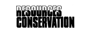 RESOURCES CONSERVATION logo