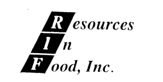 RESOURCES IN FOOD, INC logo
