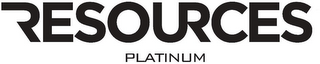 RESOURCES PLATINUM logo