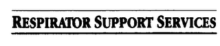 RESPIRATOR SUPPORT SERVICE logo