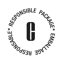 RESPONSIBLE PACKAGE C EMBALLAGE RESPONSABLE logo