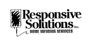 RESPONSIVE SOLUTIONS INC. HOME INFUSIONSERVICES logo