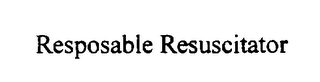 RESPOSABLE RESUSCITATOR logo