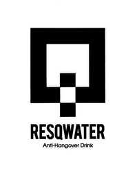 RESQWATER ANTI-HANGOVER DRINK logo