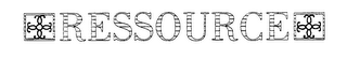 RESSOURCE logo