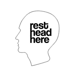 REST HEAD HERE logo