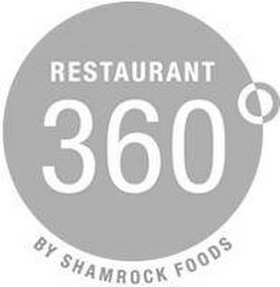 RESTAURANT 360° BY SHAMROCK FOODS logo