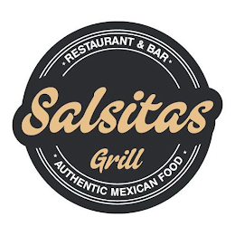 · RESTAURANT & BAR · SALSITAS GRILL · AUTHENTIC MEXICAN FOOD · logo