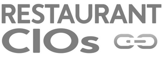 RESTAURANT CIOS logo