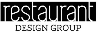 RESTAURANT DESIGN GROUP logo