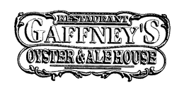 RESTAURANT GAFFNEY'S OYSTER & ALE HOUSE logo