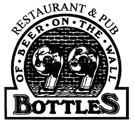 RESTAURANT & PUB 99 BOTTLES OF BEER ON THE WALL logo