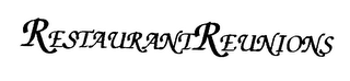 RESTAURANT REUNIONS logo