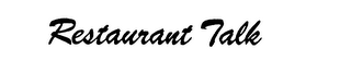RESTAURANT TALK logo
