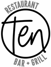 RESTAURANT TEN BAR + GRILL logo