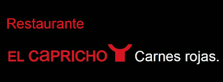 RESTAURANTE EL CAPRICHO CARNES ROJAS. logo