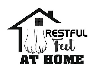 RESTFUL FEET AT HOME logo