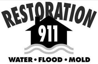 RESTORATION 911 WATER · FLOOD · MOLD logo
