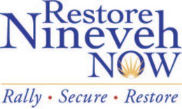 RESTORE NINEVEH NOW RALLY·SECURE·RESTORE logo
