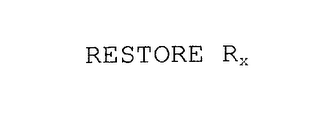 RESTORE RX logo
