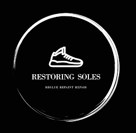 RESTORING SOLES REGLUE REPAINT REPAIR logo