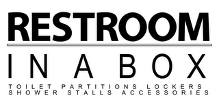 RESTROOM IN A BOX TOILET PARTITIONS LOCKERS SHOWER STALLS ACCESSORIES logo