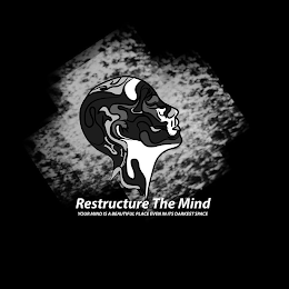 RESTRUCTURE THE MIND YOUR MIND IS A BEAUTIFUL PLACE EVEN IN ITS DARKEST SPACE logo