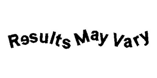 RESULTS MAY VARY logo