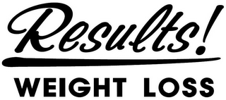RESULTS! WEIGHT LOSS logo