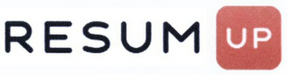RESUM UP logo