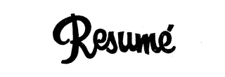 RESUME logo